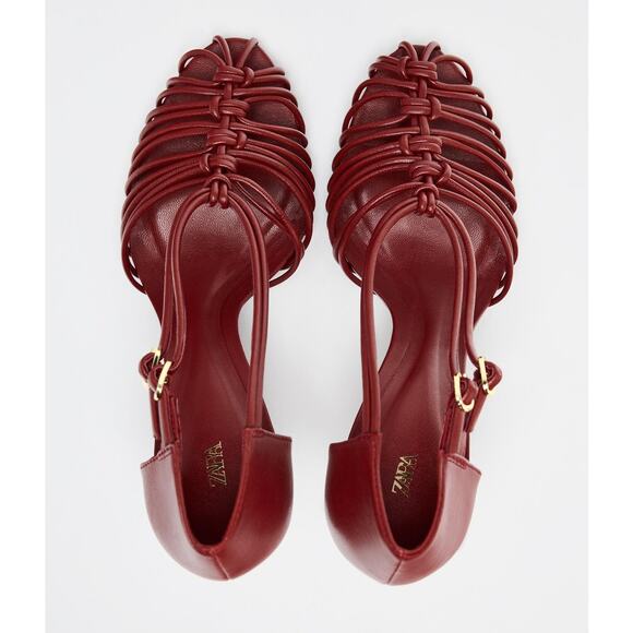 ZARA Strappy Heeled Sandals NWT - Picture 16 of 16